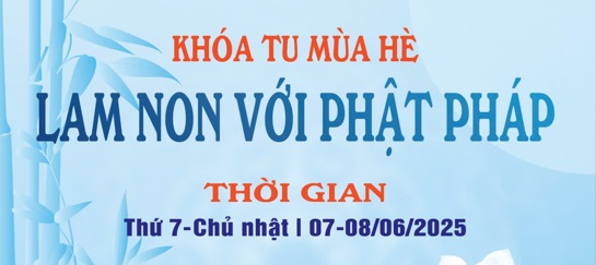 Thông Báo: Khóa Tu Mùa Hè 